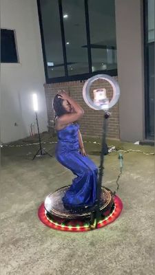 Gro совместимые устройства 2024 Overhead 360 Photo Booth для медленного движения вращения видео селфи