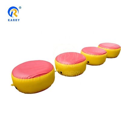 Цифровая печать Синий надувный воздушный шаг Камни Водные игрушки для запечатанного бассейна