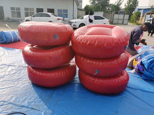 Цифровая печать Синий надувный воздушный шаг Камни Водные игрушки для запечатанного бассейна