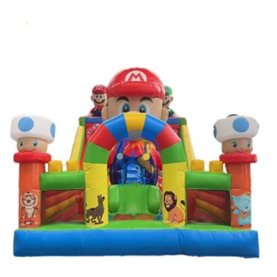 Большой Super Mario надувный горка препятствий для детей и взрослых игры включены