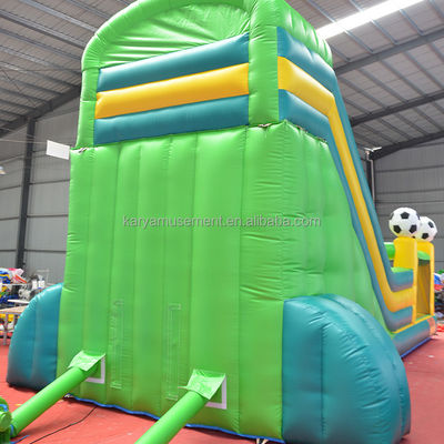 29ft PVC надувный большой слайд с футбольной тематикой и сертификатом CE/EN71/EN14960