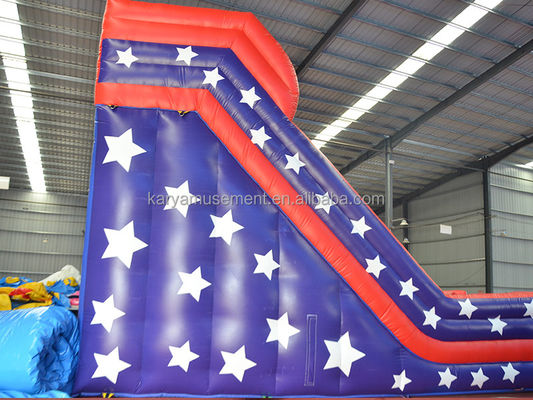 26ft двойной полосы надувный водный горка для детей и взрослых ПВХ платформы материал