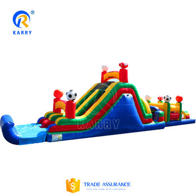 CE/EN71/EN14960 Утвержденный надувный ход препятствий для 0,55 мм ПВХ платформы