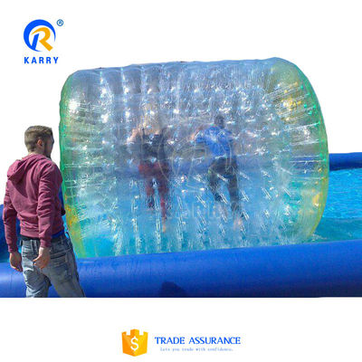 Цветные TPU Zorb Ball Водные ролики Надувные веселые ролики для взрослых и детей