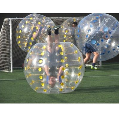 CE 220v или 110v Надувная игрушка PVC/TPU 1,5 м диаметром Прозрачный бампер для детей