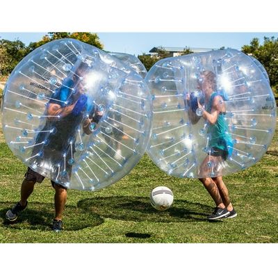 CE 220v или 110v Надувная игрушка PVC/TPU 1,5 м диаметром Прозрачный бампер для детей