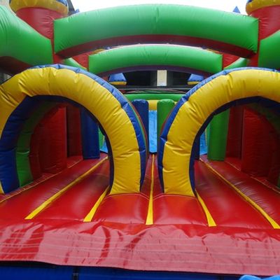 ПОРТАБЛИЧНЫЙ 68ft надувный прыгающий бонсер Замок препятствие для детей и взрослых с дулой