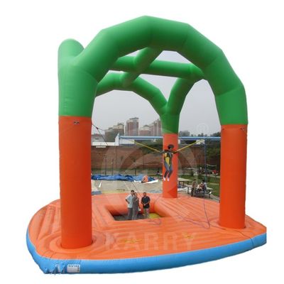 Custom Logo Printed Outdoor Inflatable Bungee Trampoline Jumper для детей и взрослых