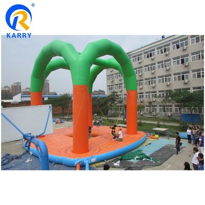 Custom Logo Printed Outdoor Inflatable Bungee Trampoline Jumper для детей и взрослых
