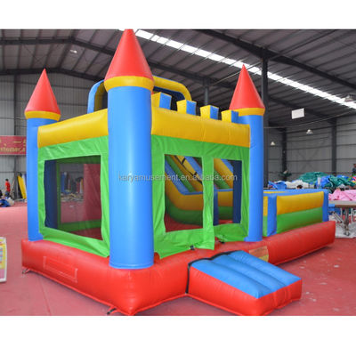 Особенности портативный ПВХ красный N синий надувный замок с бассейном N слайд вышибальщик дом