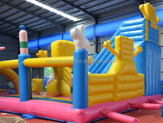 Детский надувной батут с сертификацией CE/EN71/EN14960 и Sponge Bob Castle
