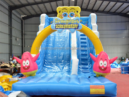 29ft Sponge-Bob Wide Slip n Slide для детей N взрослых Внутренний PVC коммерческий надувный