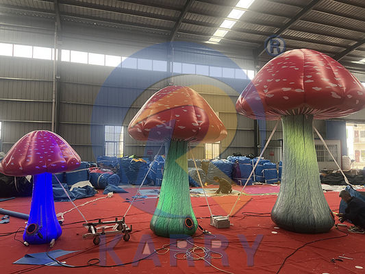 Светодиодный свет Fun Mushroom для фестивалей и церемоний 5м или индивидуального размера PVC материал