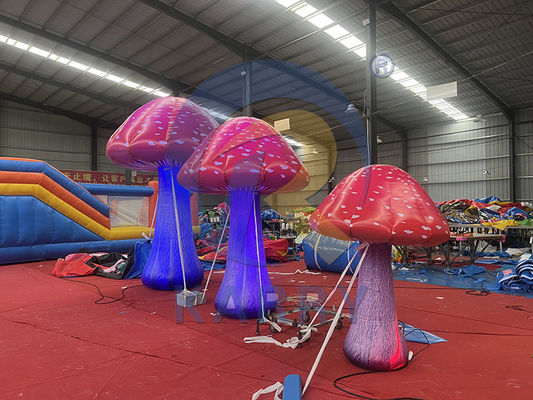 Светодиодный свет Fun Mushroom для фестивалей и церемоний 5м или индивидуального размера PVC материал