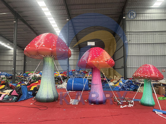 Светодиодный свет Fun Mushroom для фестивалей и церемоний 5м или индивидуального размера PVC материал