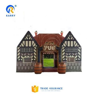 EN14960 Сертифицированная кабинная надувная палатка для детей Камуфляжная палатка для скачкообразного замка