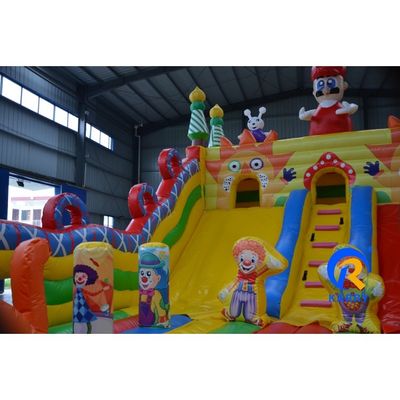 OEM принято детский надувный скакалка с горки и водный парк батут