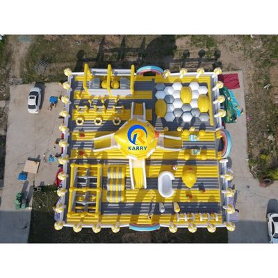 PVC Tarpaulin Custom Самый большой в мире надувный тематический парк для детей унисекса