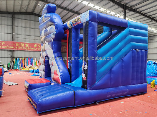 Уникальные особенности настройки Sonic Bounce House надувный комбо-слайд для вечеринки