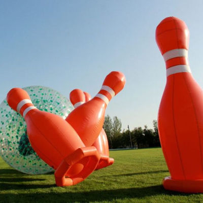 Переносной Jumbo PVC надувный боулинг идеально подходит для интерактивных спортивных игр и мероприятий