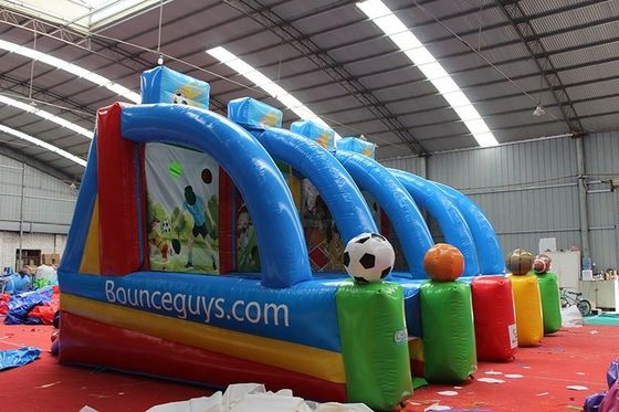 Функции портативные дети 4 в 1 карнавал надувная спортивная игра надувная баскетбольная стрельба игра