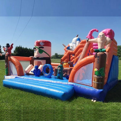 Коммерческий надувный батутный замок с комплектом ремонта