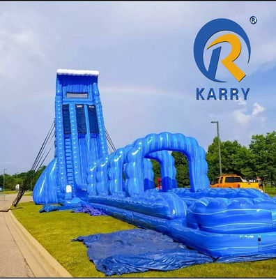 Надувная водная горка для взрослых с бассейном