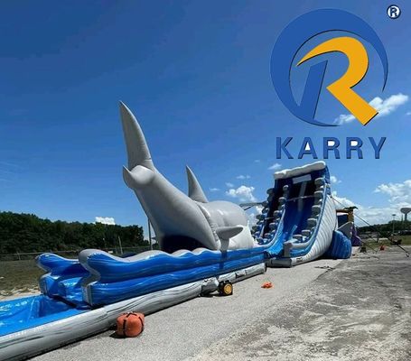 Надувная водная горка для взрослых с бассейном