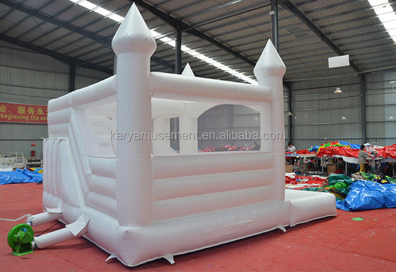 Недавно сделанный Moonwalk Свадебный батут Коммерческий Белый скачок Замок для вечеринок
