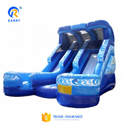 Custom Logo Printed Large Long Slide Inflatable Pool Slide Combo for Outdoor Fun Комбайн с большим длинным слайдом для бассейна
