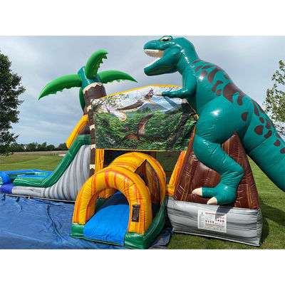 Почувствуйте волнение эпохи динозавров с нашим надувным скакалкой и горки