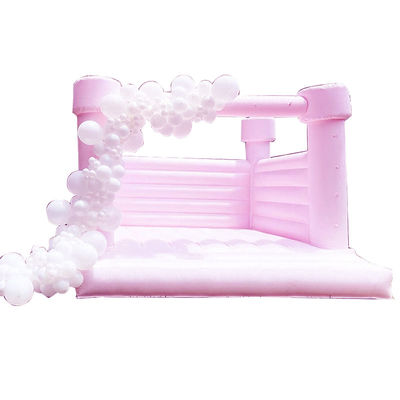 Logo Custom Logo Printed White Inflatable Bouncer for Party Moonwalk (Лунный ход) Выпрыгивающий замок