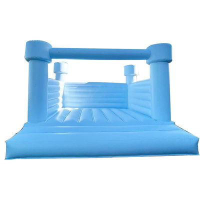 Logo Custom Logo Printed White Inflatable Bouncer for Party Moonwalk (Лунный ход) Выпрыгивающий замок