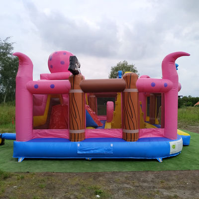 Замок осьминог Пиратское судно надувный веселый город Прыжковые замки с безопасным прыгуном