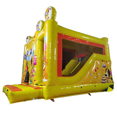 Улучшите свою детскую кровать День рождения с милым щенком надувный замок