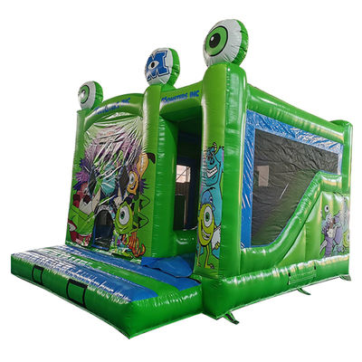 Портативный 18ft Monsters Inc. Надувный отскакочный дом с сухой горкой и небольшими препятствиями
