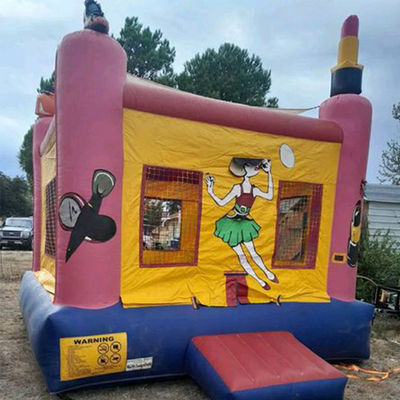 Юнисекс принцесса аксессуары надувный розовый замок Дом для детей Тема вечеринки.