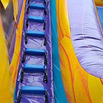 Надувный тропический замок с горки и бассейна горки Вода надувный замок Комбо