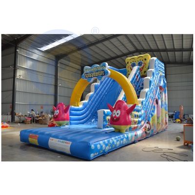 Детские мультфильмы спортивные игры водные горки с широкой подвижной полосой и бассейном портативные надувные игры