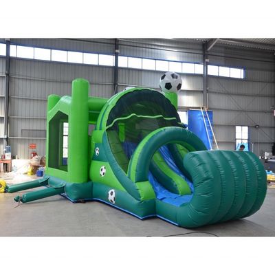 Домой/Бизнес ПВХ Эластичный футболист Замок Отскакивающий дом Надувный ролик