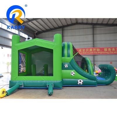 Домой/Бизнес ПВХ Эластичный футболист Замок Отскакивающий дом Надувный ролик