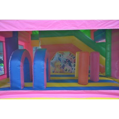 Коммерческое мероприятие Продвижение единорога Скачающий замок с слайд и ремонтные наборы включены