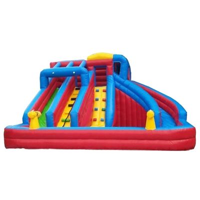 Включает в себя детский надувный водный горкач с бассейном