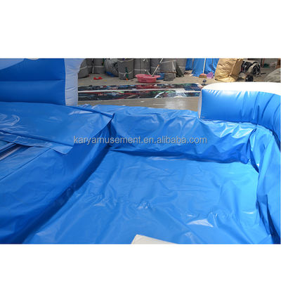 Гендерно-нейтральный коммерческий задний дворик скачущий замок Мраморный тропический водопад Водный горка