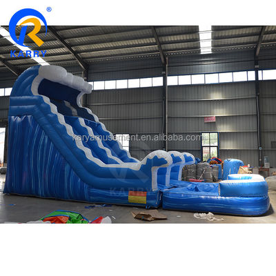 Гендерно-нейтральный коммерческий задний дворик скачущий замок Мраморный тропический водопад Водный горка