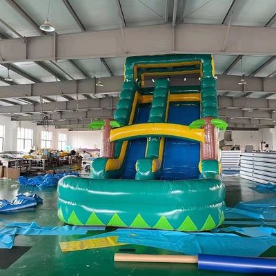 Надувная горка с водонагревателями по цвету Популярный загородный магазин для детей
