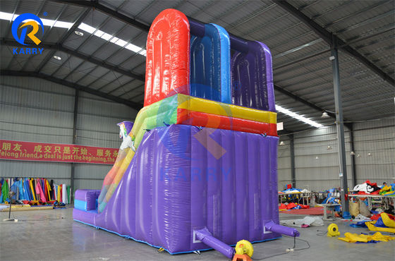 Большой надувный скакалка с горки Летний горячий близнецы водопад надувный водный горка