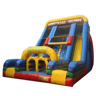 Детская скалолазание соревновательная игра двойной горки надувной водный горки для детей