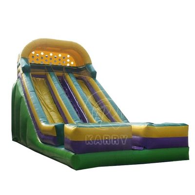 Детская скалолазание соревновательная игра двойной горки надувной водный горки для детей