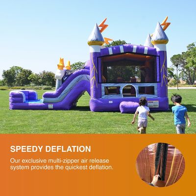 Комплекты для ремонта водоспуска Thunder Water Slide и Purple Bounce House включены для легкого обслуживания